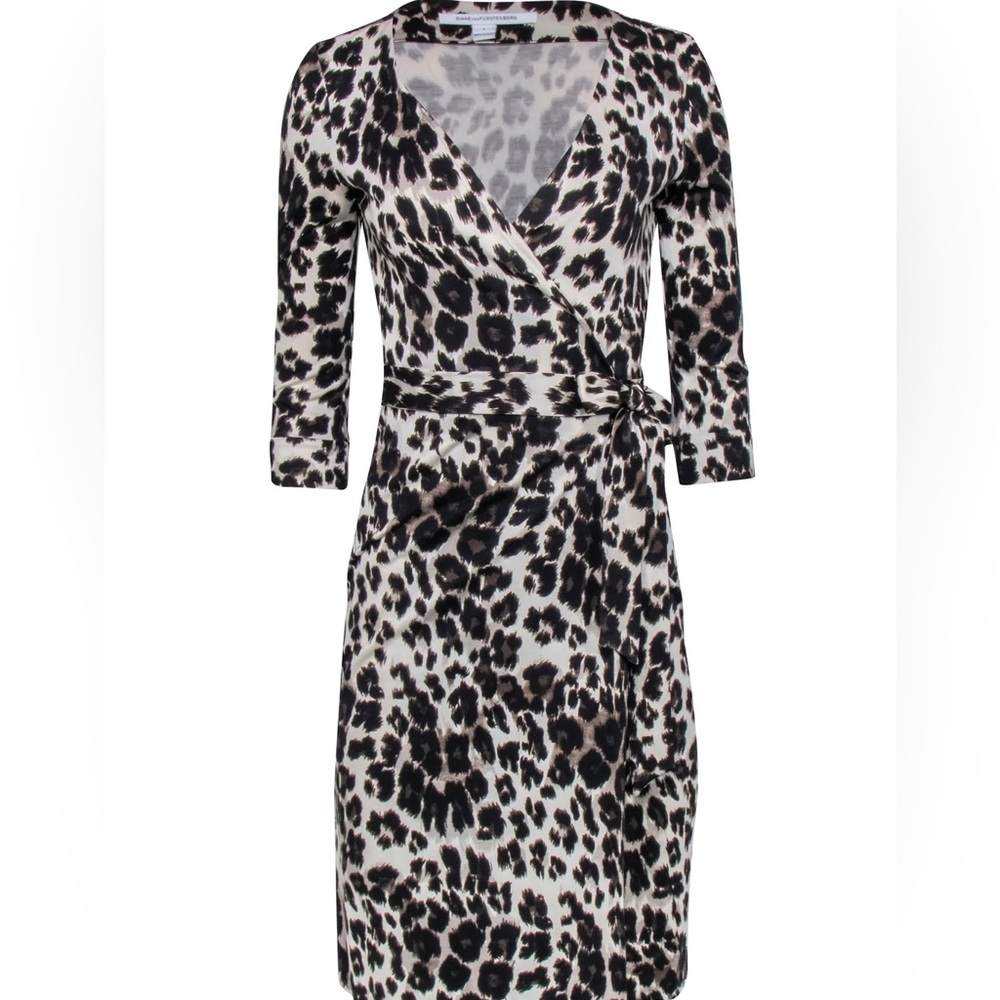 Diane Von Furstenberg cheetah /leopard wrap dress NWT
